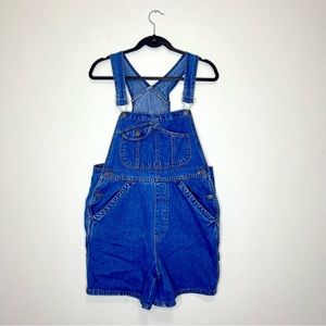 Vintage bill bass denim overalls